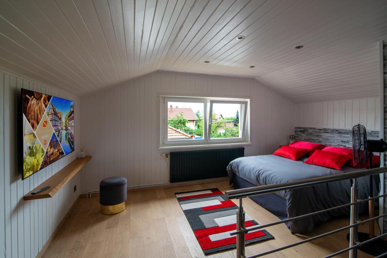 Gite Au Coeur De L'Alsace Maison Gatsby Staffelfelden Exteriér fotografie